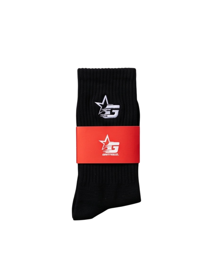 G Star Embroidered Crew Socks