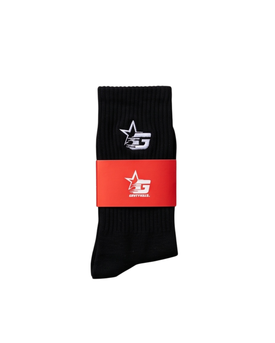 G Star Embroidered Crew Socks